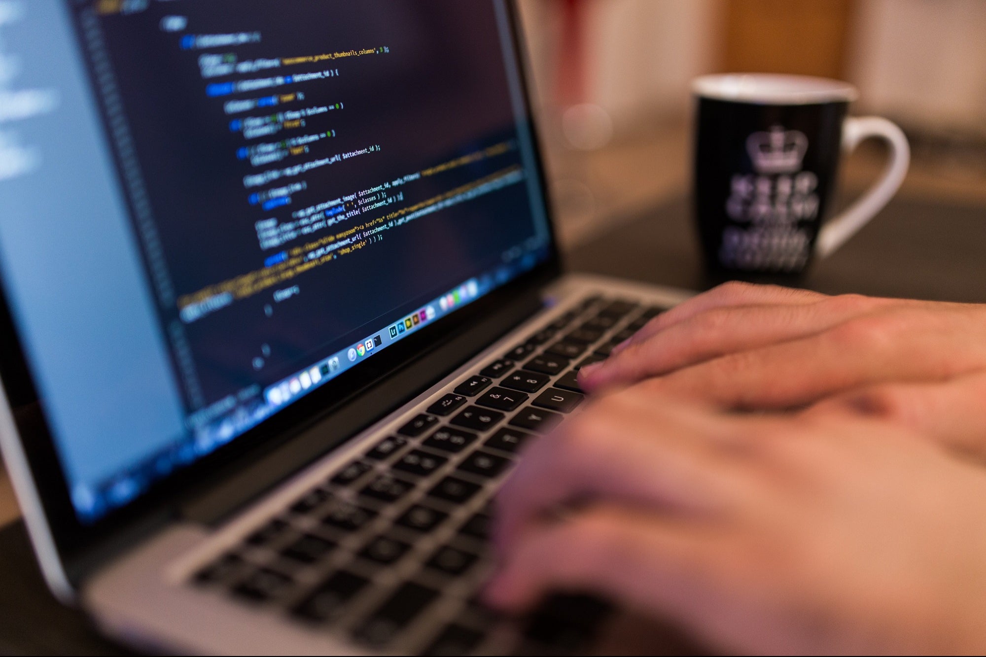 Developer Coding Screen